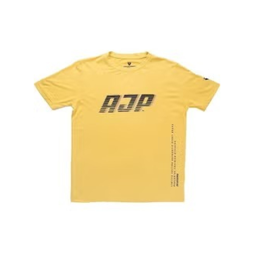 UAEJJ AJP LOGO 1 Cotton T-Shirt, Yellow, size L - 1