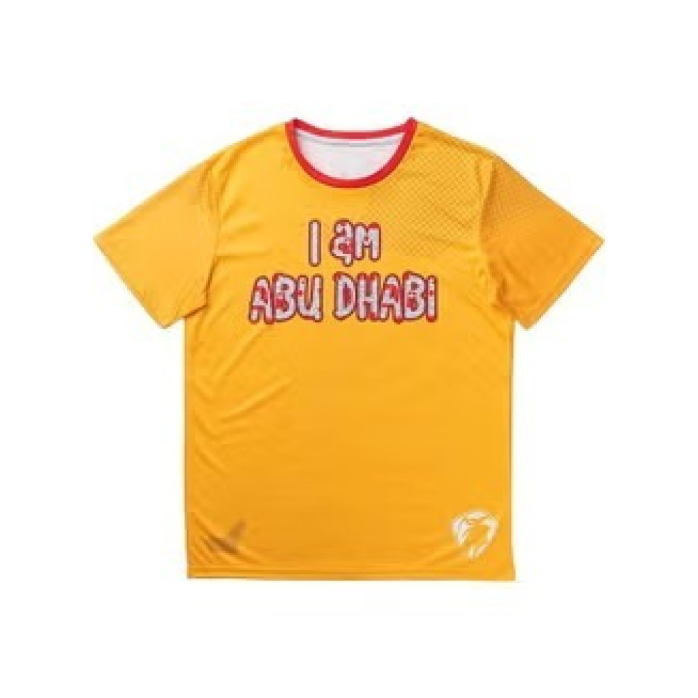 UAEJJ I Am Abu Dhabi T-Shirt, Yellow, size XL - 1