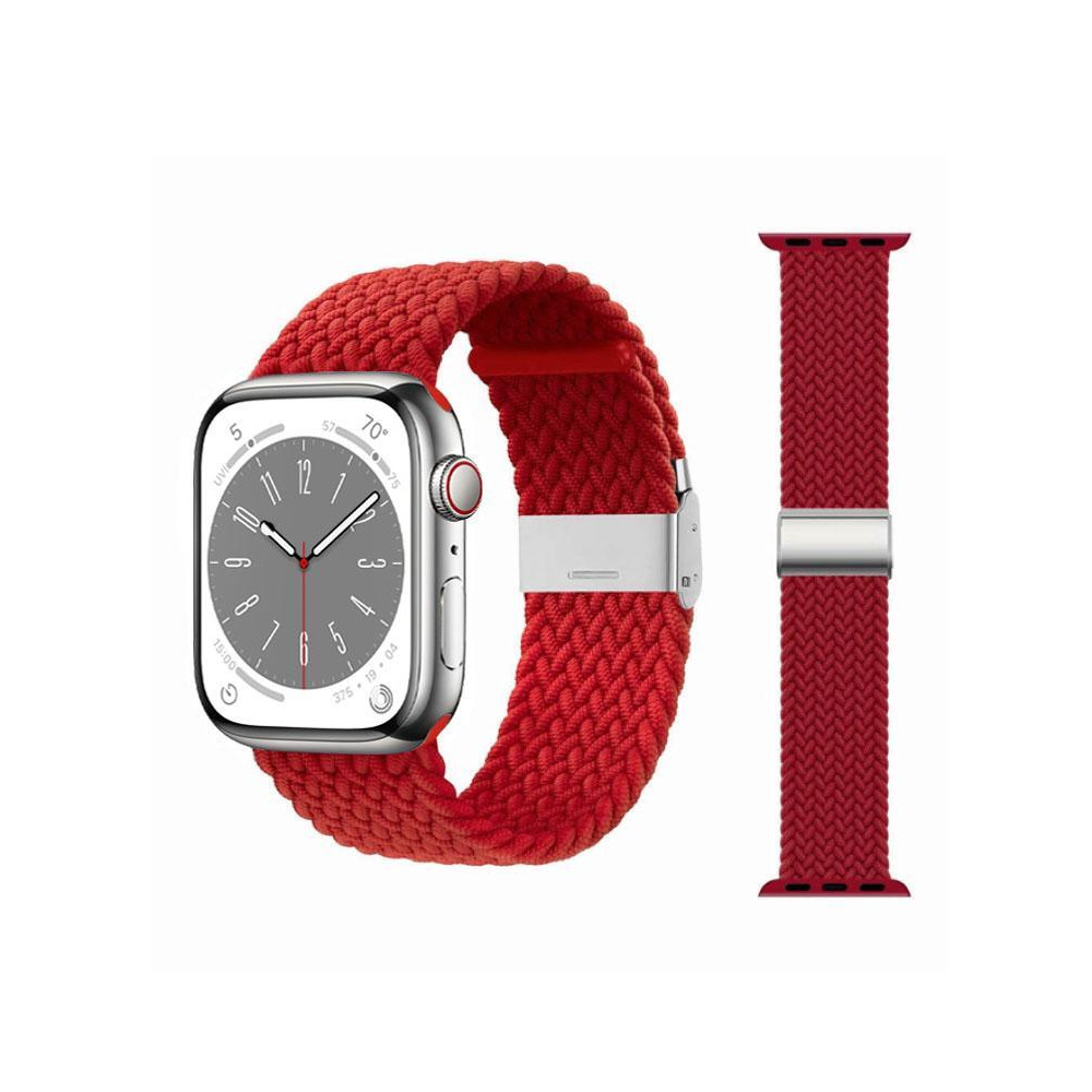Perfii Adjustable Braided Solo Loop Replacement Band For Apple Watch 49/45/44/42mm Series Ultra/8/7/6/SE/5/4/3 - 1