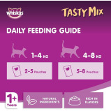 ويسكاس، طعام رطب للقطط، مزيج لذيذ، مزيج من المجموعة البحرية في المرق، للبالغين بعمر سنة فما فوق، مصنوع من سمك حقيقي، عبوة 12 × 70 جم - 4 miniature