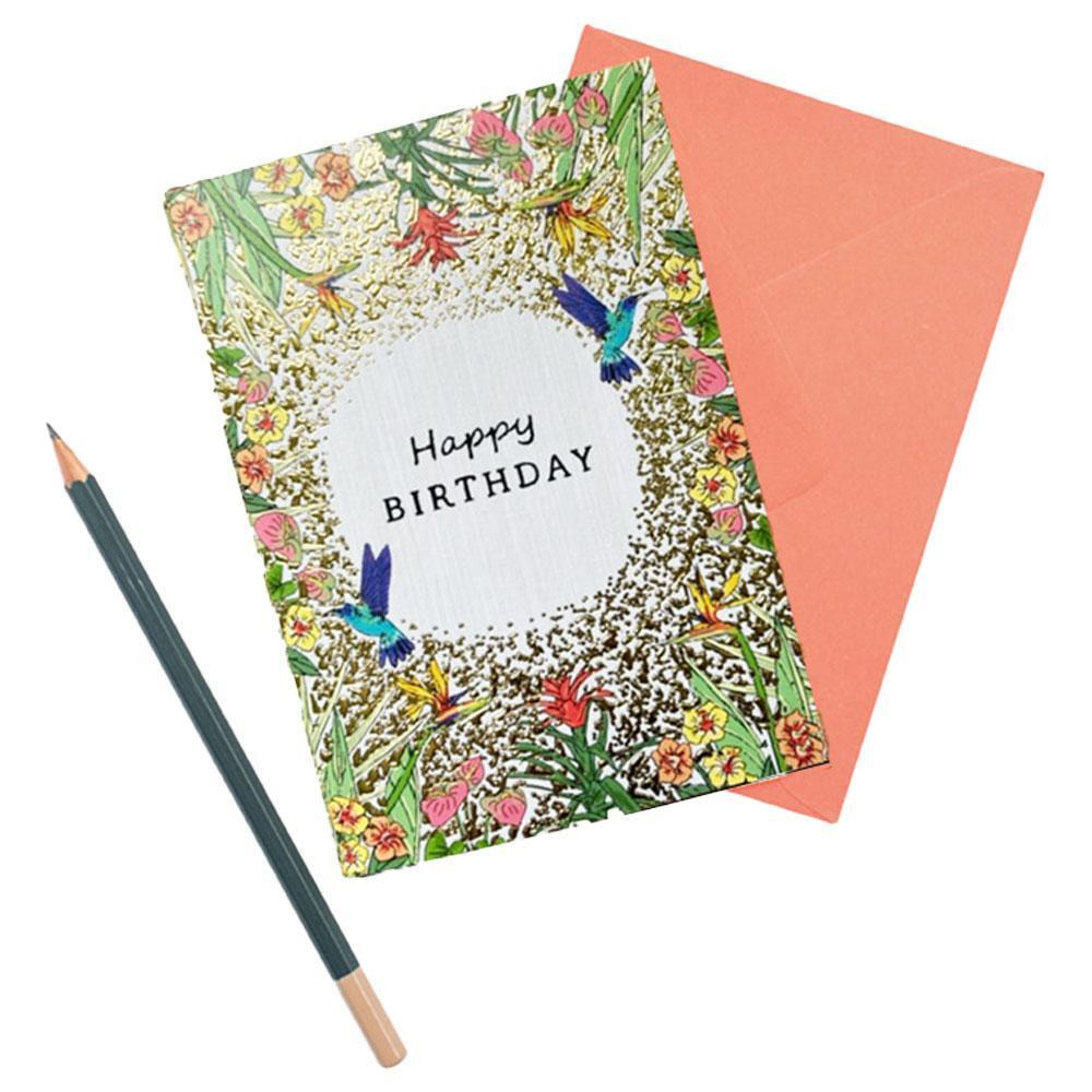 Hummingbird Birthday Card - 1