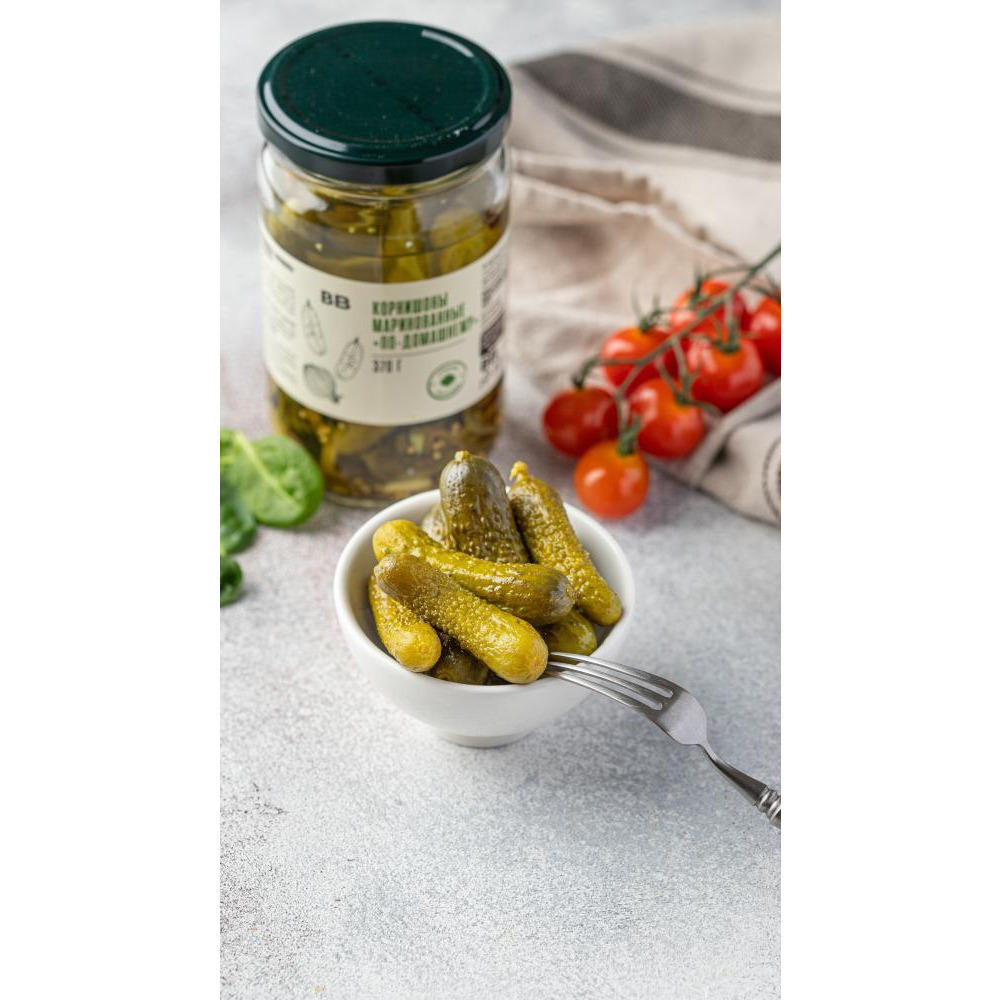 VkusVill Gherkins Pickles 370g - 2