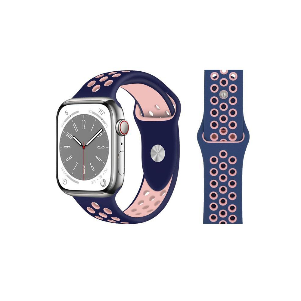 Perfii Dot Silicone Replacement Band for Apple Watch 49, 45, 44, 42 mm Series Ultra 8/7/6/5/4 SE - 2