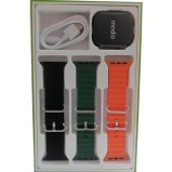 Modio 4G Ultra Max Smartwatch 464 GB اللون (أسود) - ساعة أندرويد مقاومة للماء مع 3 أزواج من الأشرطة - 1 miniature