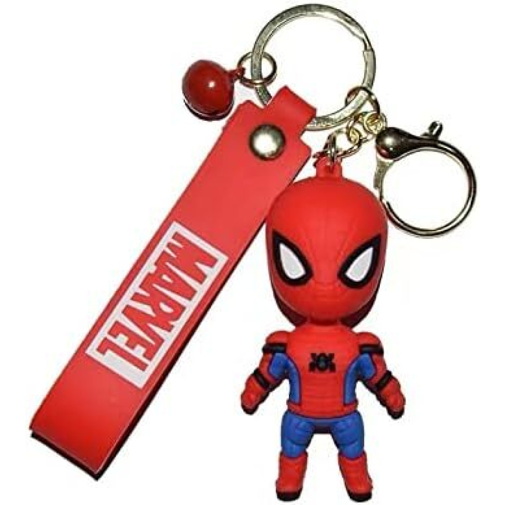 YXuan Iron ManAvengers Logo Pewter Key Ring， Child Keychains for Men-Lanyard  - 1