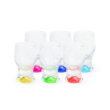 Fissman 6-Piece Shot Glasses 60ml With A Stand Glass - 4 miniature