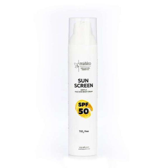 Mi\&Ko Нежный Солнцезащитный Крем Для Лица И Тела Sun SCREEN SPF50 100 мл