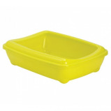 Moderna Arist Cat Litter Box - Yellow - Medium (+ Rim) - 3 miniature