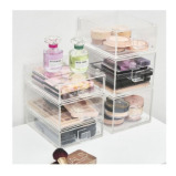 HS Vanity Stackable Acrylic Large Drawer Set of 2 Clear - 2 miniature