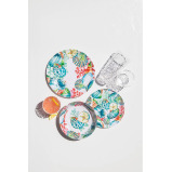 TarHong Sandbar Brights Ocean Themed Low Bowl, 8-Inch, 38-Ounce, Pure Melamine - 2 miniature