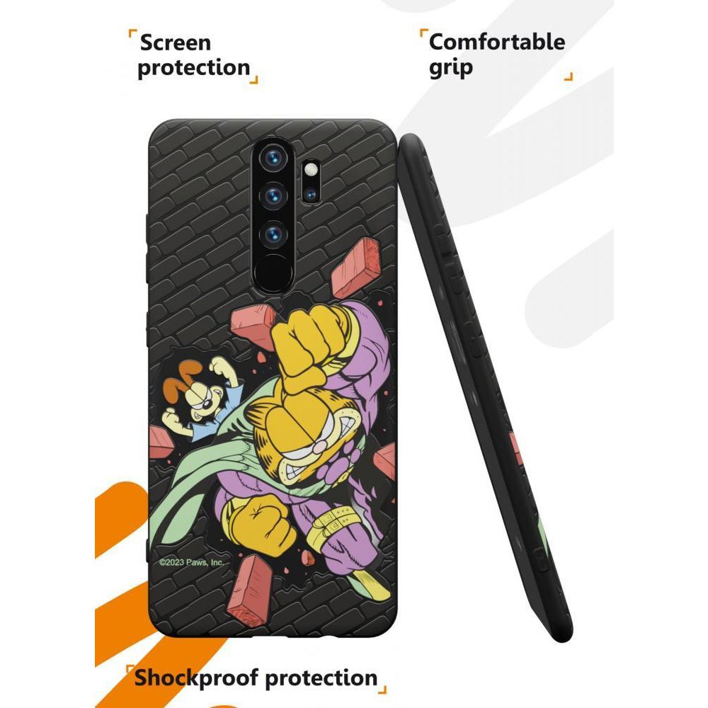 for Redmi Note 8 Pro Case, Shockproof Protective Phone Case Cover for Redmi Note 8 Pro, with Garfield Superman Pattern - 4