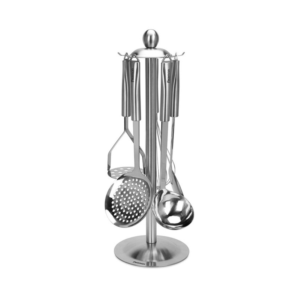 Fissman 6-Piece Kitchen Tools Set Bergamo Stainless Steel - 1