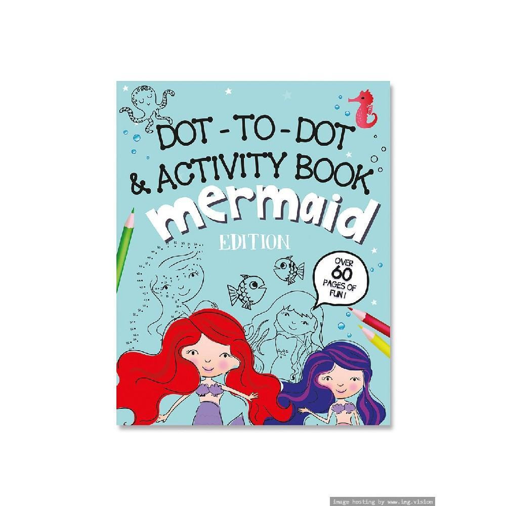 Eurowrap Mermaid Dot-To-Dot Book - 1