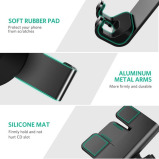UGREEN / Car phone holder for CD slot, 360 rotation, Flexible clip, Gravity linkage mechanism - 6 miniature