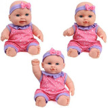 8"\/20CM SOFT BODY BEAN BAG BABY DOLL. - 2 miniature