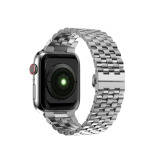 Perfii Stainless Steel Pent Link Replacement Band for Apple Watch 49, 45, 44, 42 mm Series Ultra 8/7/6/SE/5/4/3 - 3 miniature
