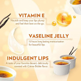 Vaseline Lip Care Crème Brulee Lip Balm Tub With Pure Jelly & Crème Moisturizer for Naturally Tinted Lips 7 gm - 6 miniature