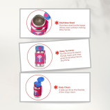 Skip Hop Zoo Straw Bottle - Butterfly - 4 miniature