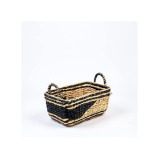 Homesmiths Medium Water Hyacinth Storage Basket L40 x W25 x H18 cm - 1 miniature