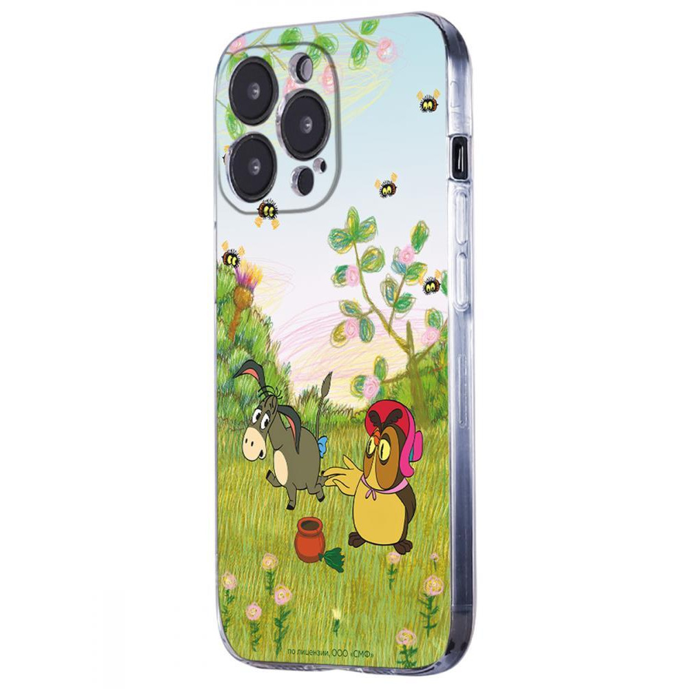 Защитный Чехол Для apple Iphone 13 PRO Max Винни-Пух: СОВА И ослик Иа-Иа - 1