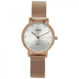 Q\&Q Women's Metal Analog Wristwatch A419J011Y - 30 mm - Gold - 1 miniature
