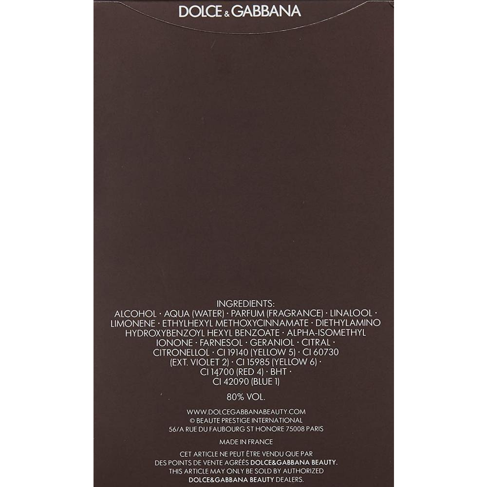 Dolce&Gabbana / Eau de Toilette, The One, for Men, 100 ml - 3