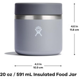 Hydro Flask Double Walled Vacuum Insulated 590ml Food Container is Leak Proof - 6 miniature