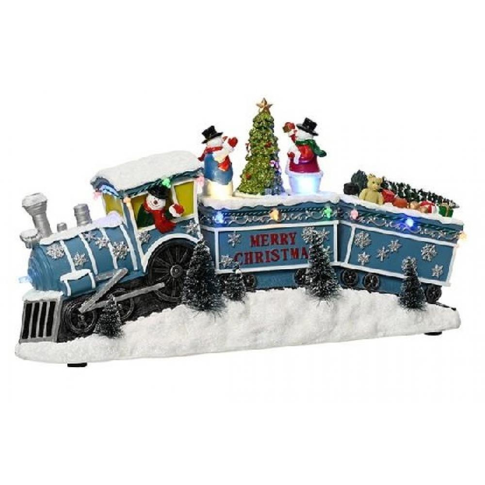 Kaemingk Decoris LED Scenery Polyresin Flashing Effect Battery Operated - 1