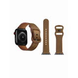 Perfii Infinity Solid Leather Replacement Band For Apple Watch 41, 40, 38 mm Series 8/7/6/5/4 SE - 2 miniature