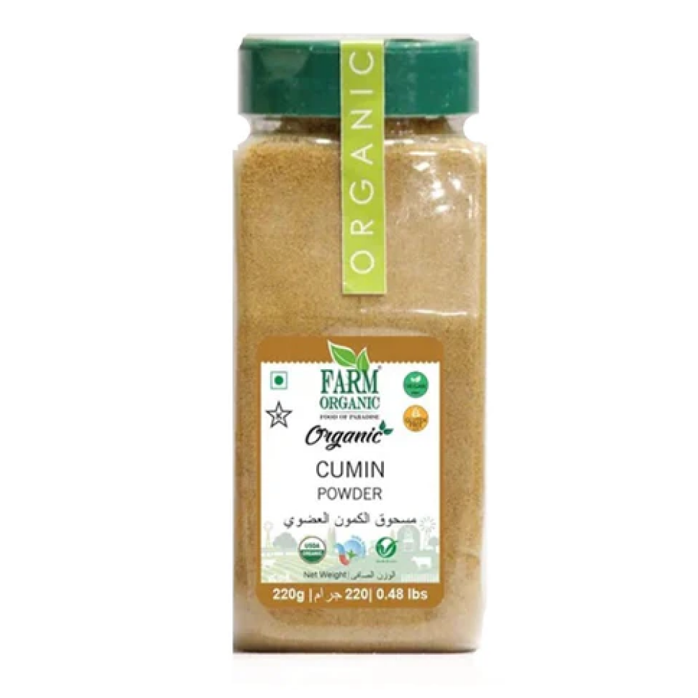 Farm Organic Cumin Powder 220 g - 1