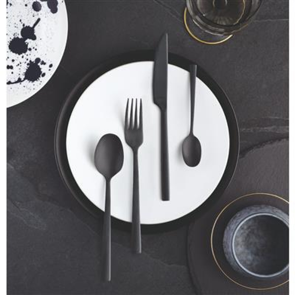 Manille PVD - 16pc Cutlery set Black - 3
