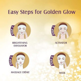 Lotus Herbals, Facial Kit, Radiant Gold For Instant Glow, With 24K Pure Gold and Papaya, 4 Steps, 170 g - 3 miniature