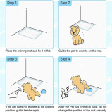 Mumoo Bear Pet Training Pads - Super Absorbent Puppy Anti Slip Toilet Pee Mat, Leak Proof  Quick Dry for Dogs Cats Rabbits Pets (50 PACK-60 x 45CM) - 6 miniature
