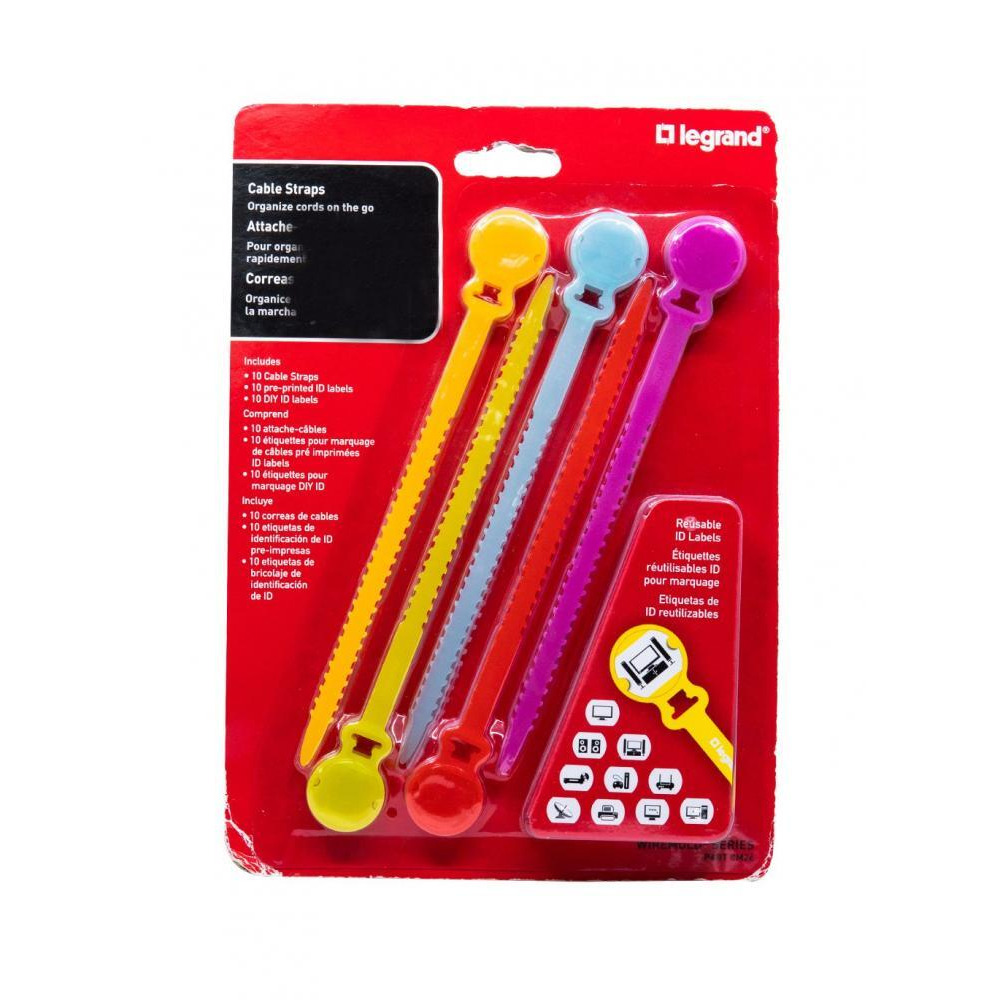 Wiremold 10 Pack Cable Strap Label - 1