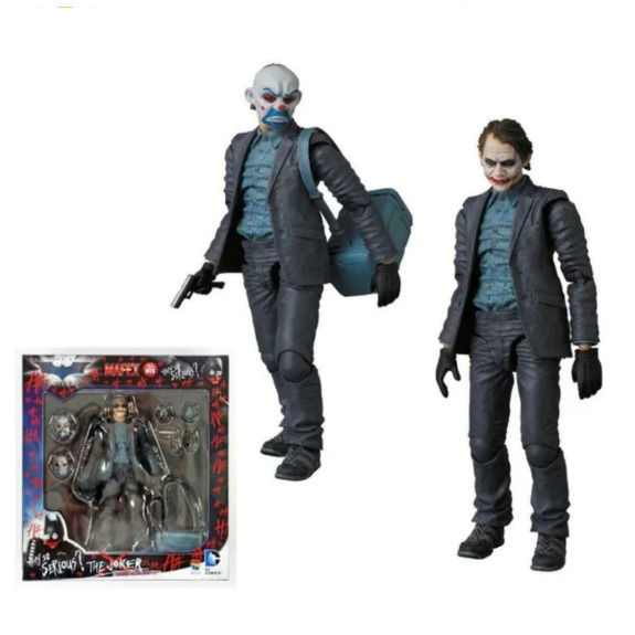 JOKER #15 BANK ROBBER THE DARK KNIGHT MOVIE MAFEX 6" FIGURE EXCLUSIVE MEDICOM