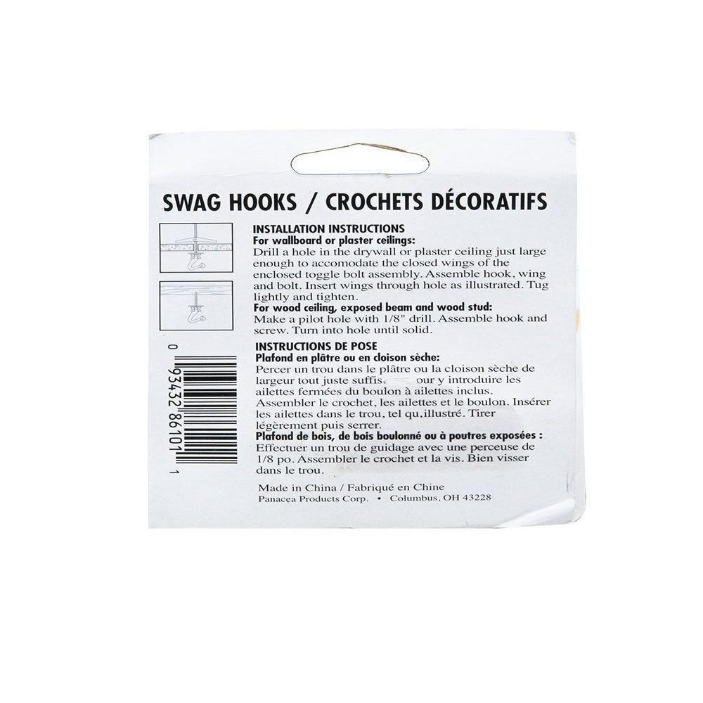 Набор Из 2 ЧЕРНЫХ Крючков Panacea Swag - 3