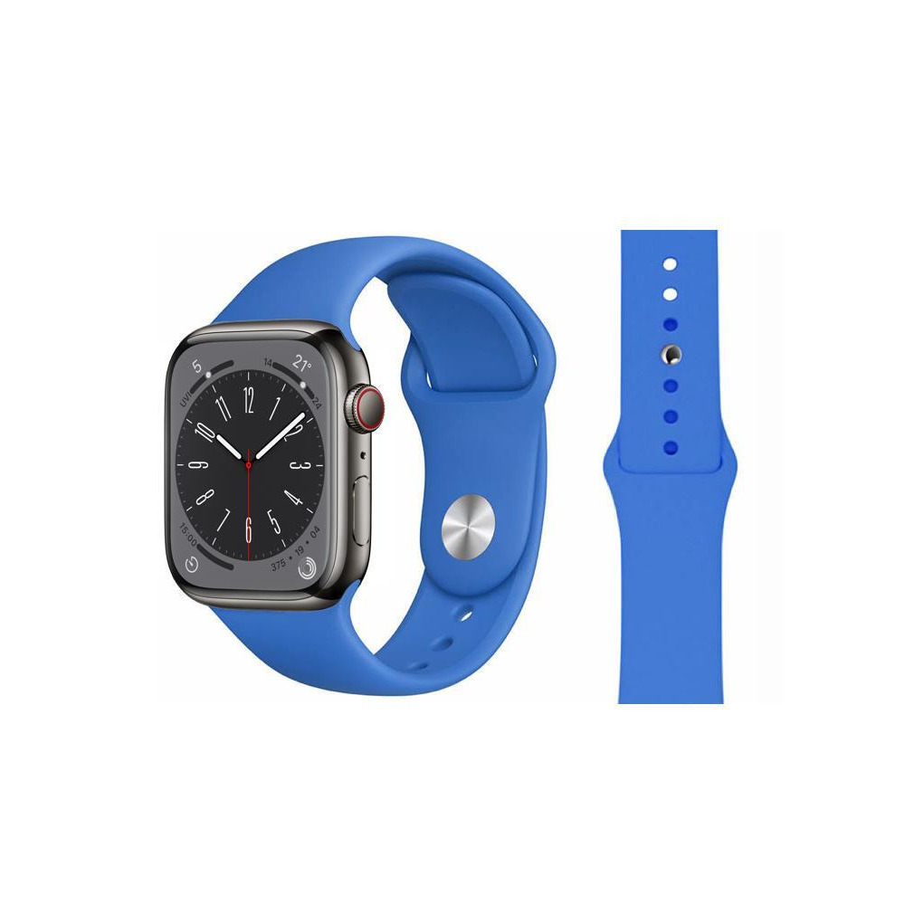 Perfii Solid Silicone Replacement Band for Apple Watch 49, 45, 44, 42 mm Series Ultra 8/7/6/5/4 SE - 1