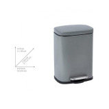 Wenko Pedal Bin Leno Easy Close 5 Liter Grey - 2 miniature