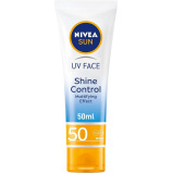 Nivea Sun Face Cream, UV Shine Control Sunscreen Face Protection, SPF 50, 50 ml - 1 miniature