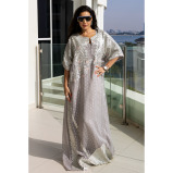 الروح الآسيوية، فستان حورية البحر فضي، مقاس موحد (S-XL) - 7 miniature