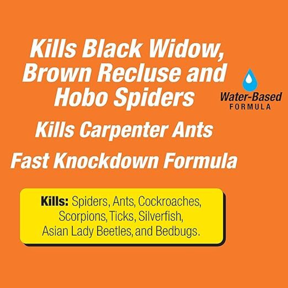 Terro 16 OZ Aerosol Spider Killer-3 Terro Multi-Insect Killer - Kills Spiders, Ants, Roaches \& More  - 4