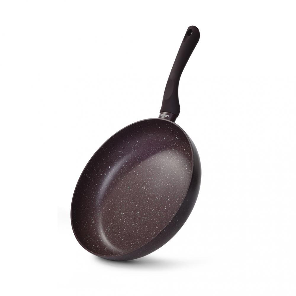 Fissman Frying Pan Mosses Stone Series Professional Non Stick Coating TouchStone Brown 26x5.5cm - 1
