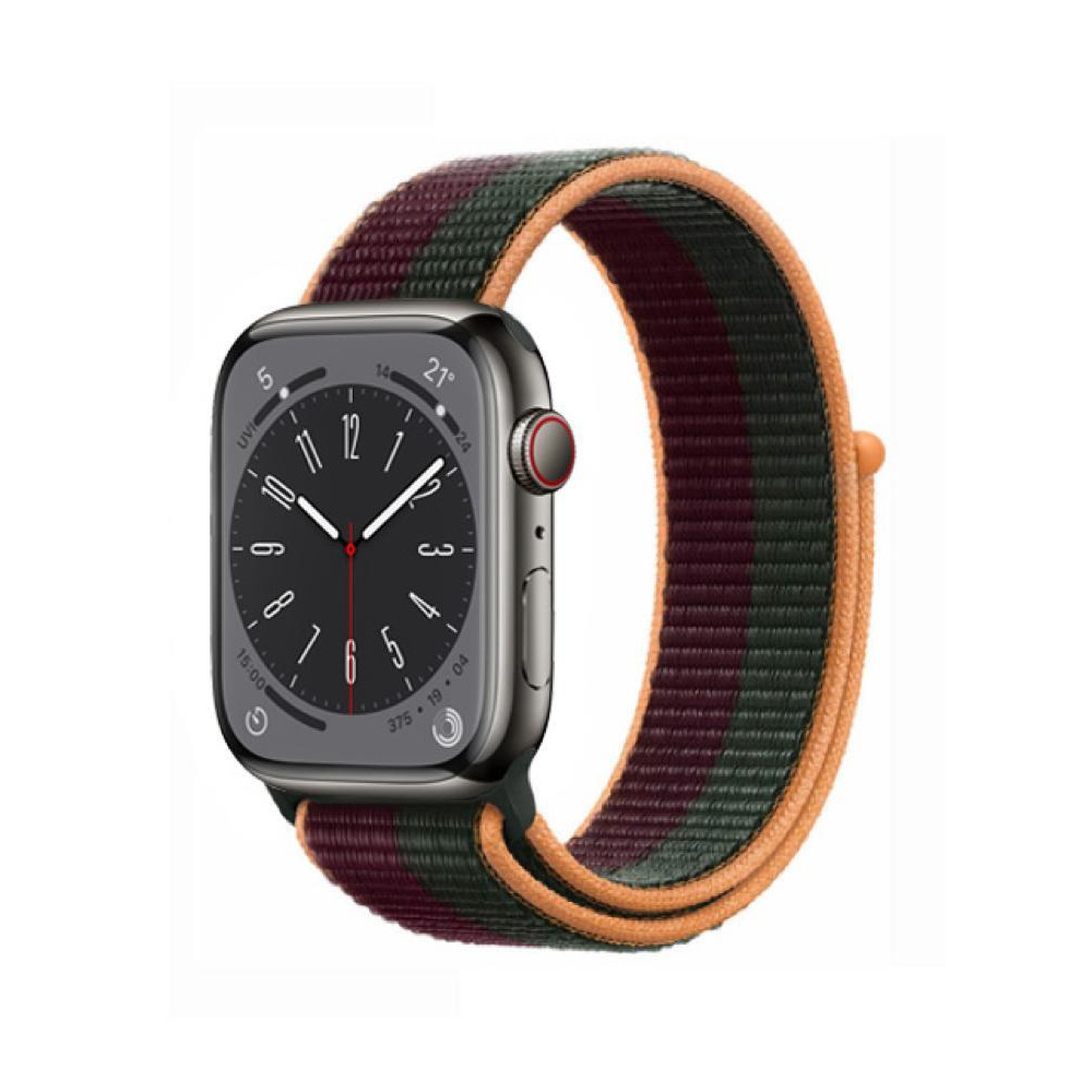 Perfii Nylon Loop Replacement Band For Apple Watch 41/40/38mm Series 8/7/6/SE/5/4/3 - 2