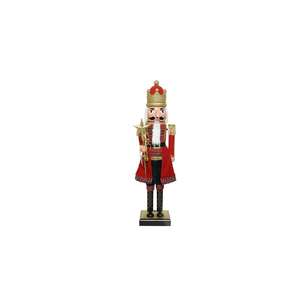 Kaemingk Decoris Nutcracker Pp Crown- Wand 110cm - 1