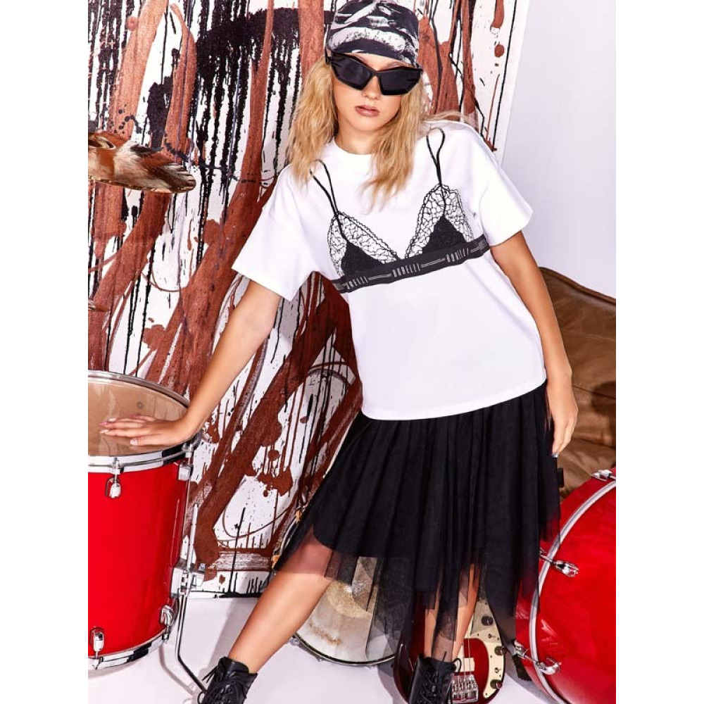 T-shirt for girls Alessandro Borelli (White) size 14, 164 - 1
