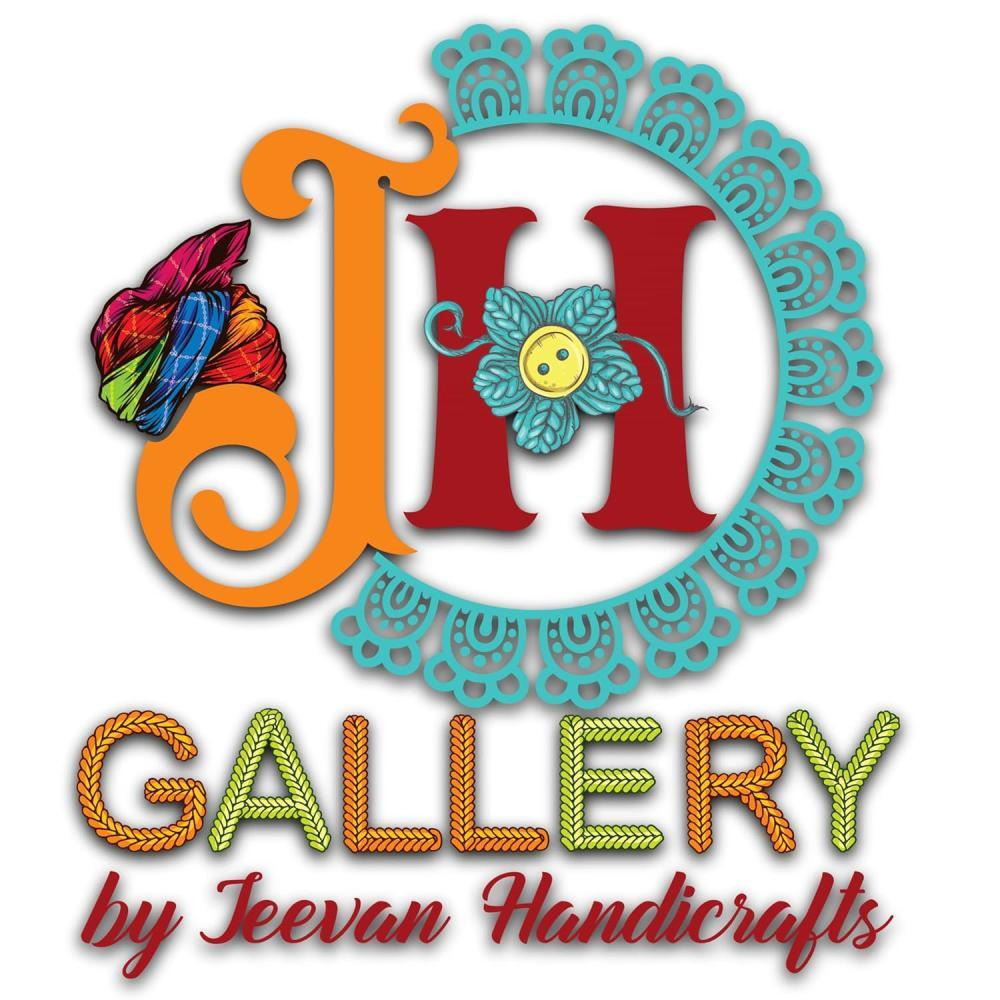 JH Gallery Handmade Recycled Material Rajasthani Dolls Door Hangings, Wall Hanging, Home Décor, Home Furnishing, Diwali Gift, 38 Inche - 7