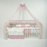 Розовый Кружевной Комплект Постельного Белья Для НОВОРОЖДЕННЫХ Magic Parade
- 5 miniature