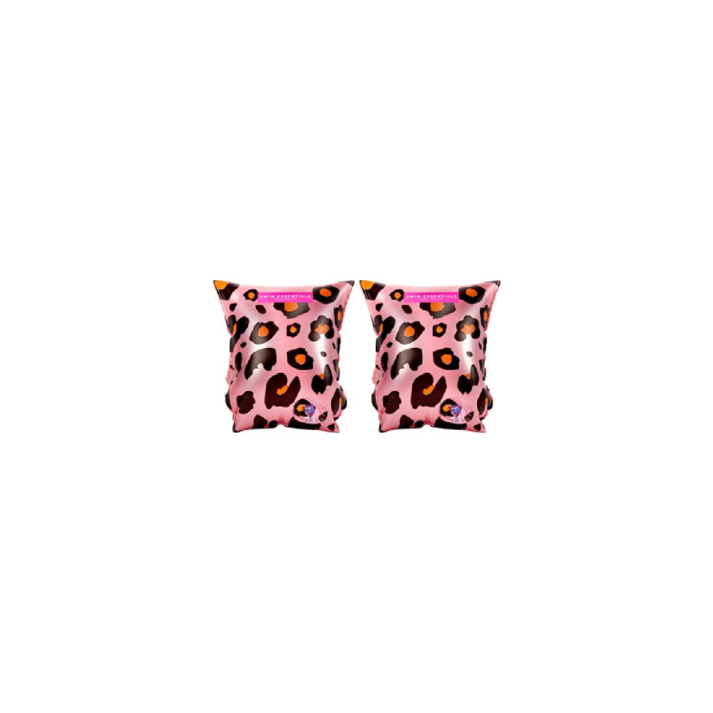 Swim Essentials, Swimming armbands, Rose-gold leopard, Inflatable, 2-6 years - 1
