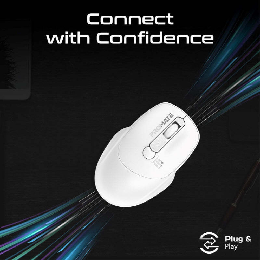 Эргономичная Беспроводная МЫШЬ Promate Uniglide Ezgrip™ - 2