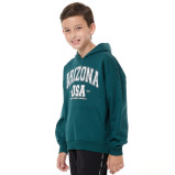 هودي للأولاد (9-10 سنوات) باللون الأخضر الداكن - 2 miniature